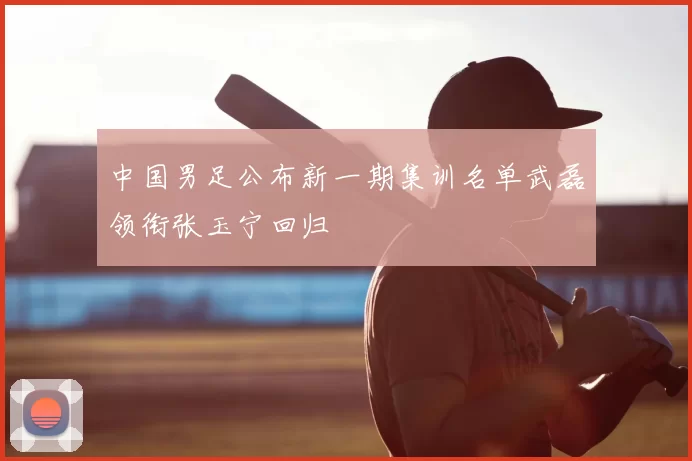 中国男足公布新一期集训名单武磊领衔张玉宁回归